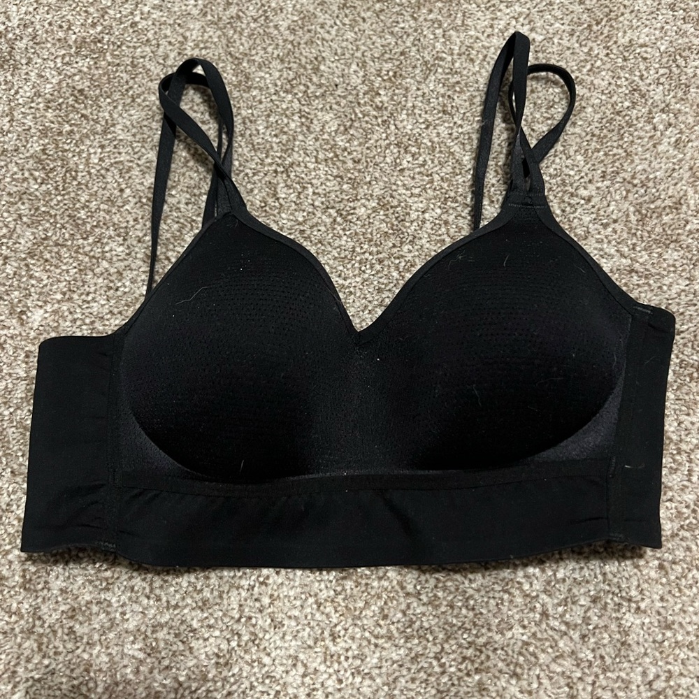 Nike black sports bra with cup style size xs